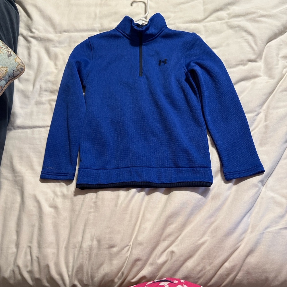 Under Armour Kids Blue Half-Zip Sweater